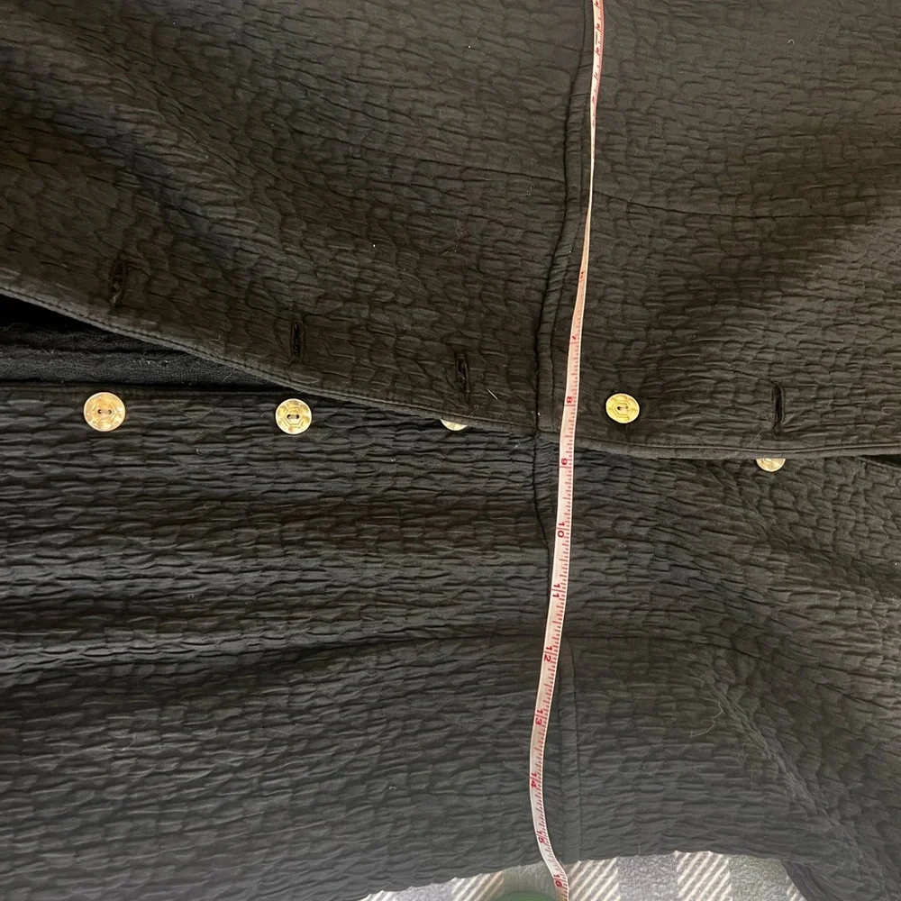 Jill McGowen Black Button-Up Coat - Picture 9 of 12